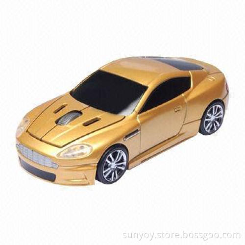 2.4G wireless car-shaped mouse with 1,600dpi resolution